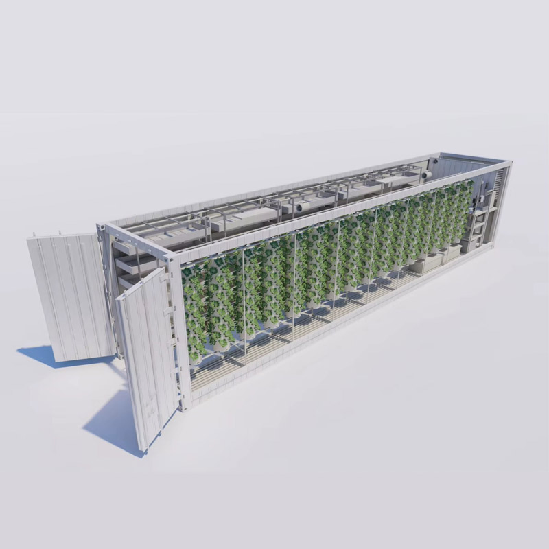 Agg Container Vertical Farms Hydroponic Container Gardening Vertical Planting Container Farm Hydroponics Agricultural Greenhouse for Growing Herbs, Flowers