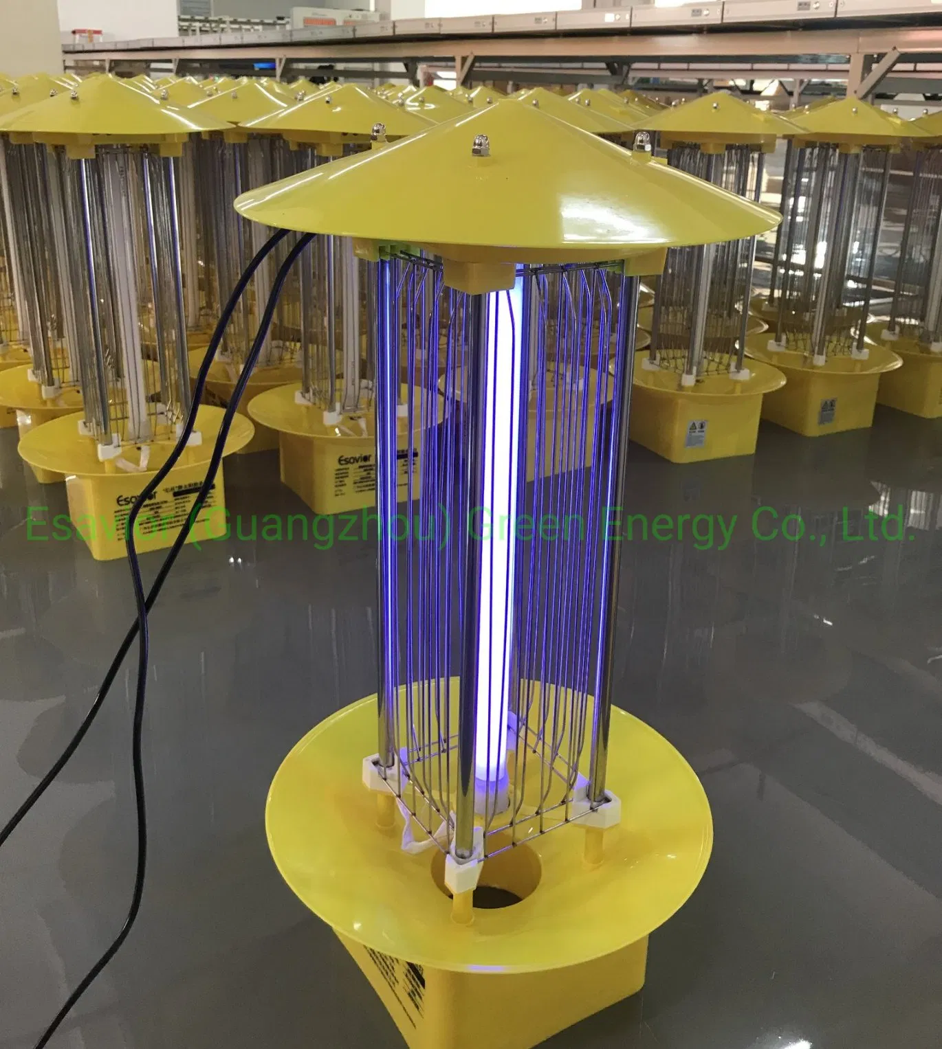 Esavior Solar Insect Mosquito Killer LED Solar Pest Killing Lamp for Farm/Garden Protection