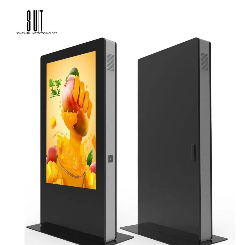 Outdoor Advertising Player Digital Signage and Displays LCD Floor Stand Smart Totem
