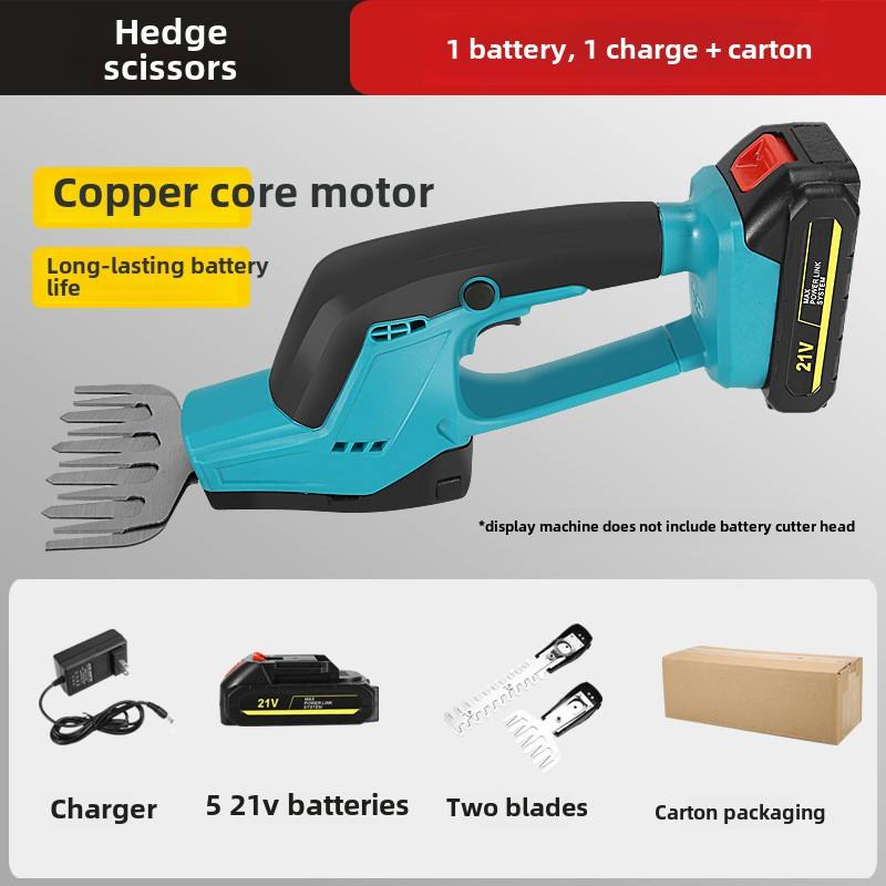 Dual Blade Electric Pruner Tool for Efficient Garden Trimming Needs