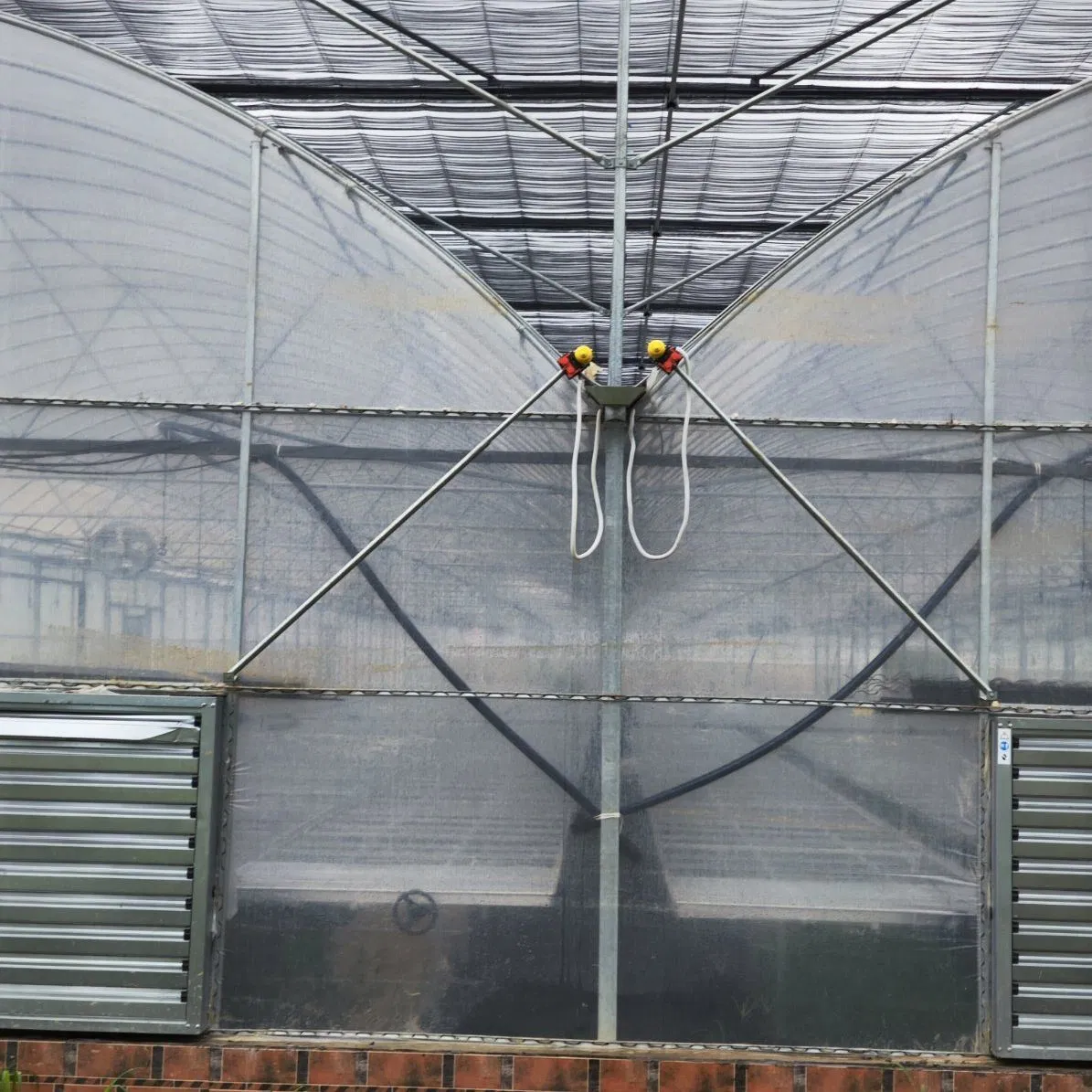 Affordable Multi-Span Greenhouse for Hydroponic Tomato and Strawberry