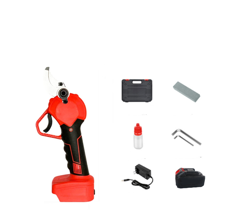 21V Cordless Pruning Shear with Battery Pruner for Garden DIY Branch Trimming Scissors