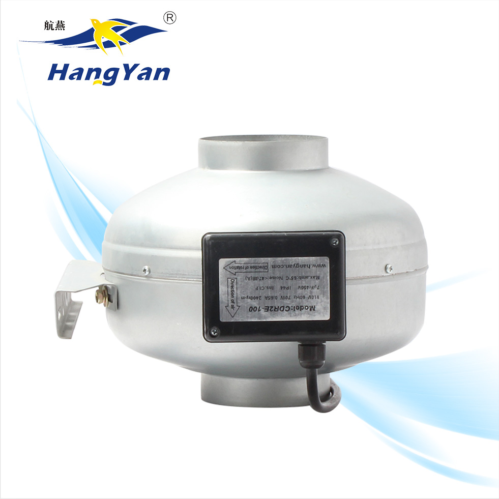 Low Noise Indoor Hydroponic High Cfm 12"