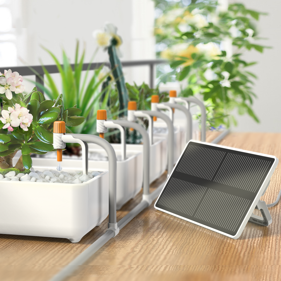 Solar Automatic Plant Watering Device Drip Irrigation Kit for Plants Home Garden Indoor