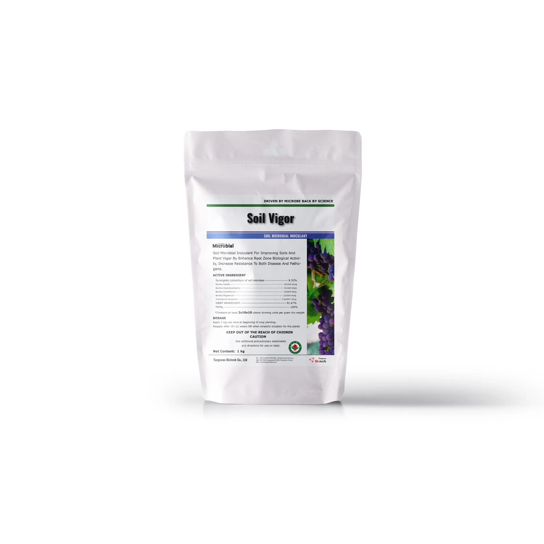 Organic Soil Beneficial Bacteria Microbial Inoculant for Sustainable Soil Fertility and Healthier Crops Bio Fertilizer.