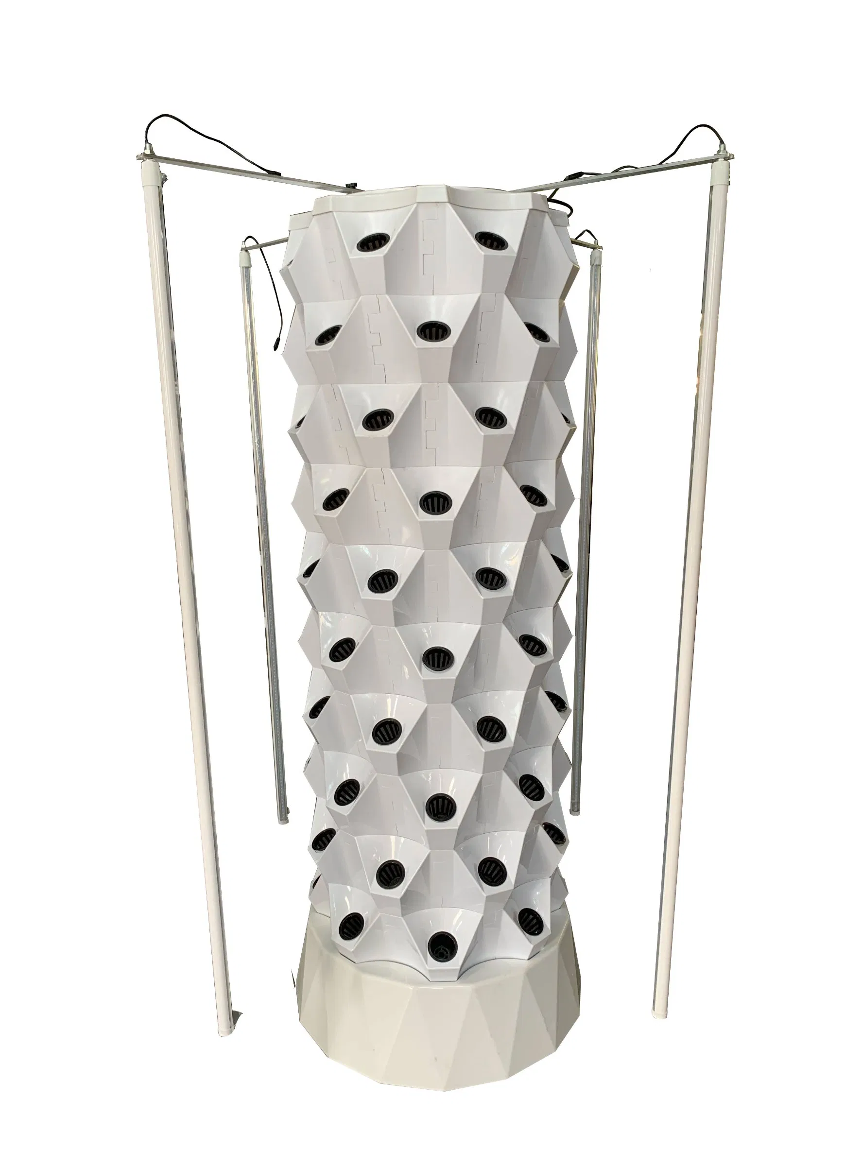 Agg Hot Sale in North American 13 Layer 52 Pots Greenhouse Vertical Tower Garden Hydroponic Grow Systems with Pump for Herbs