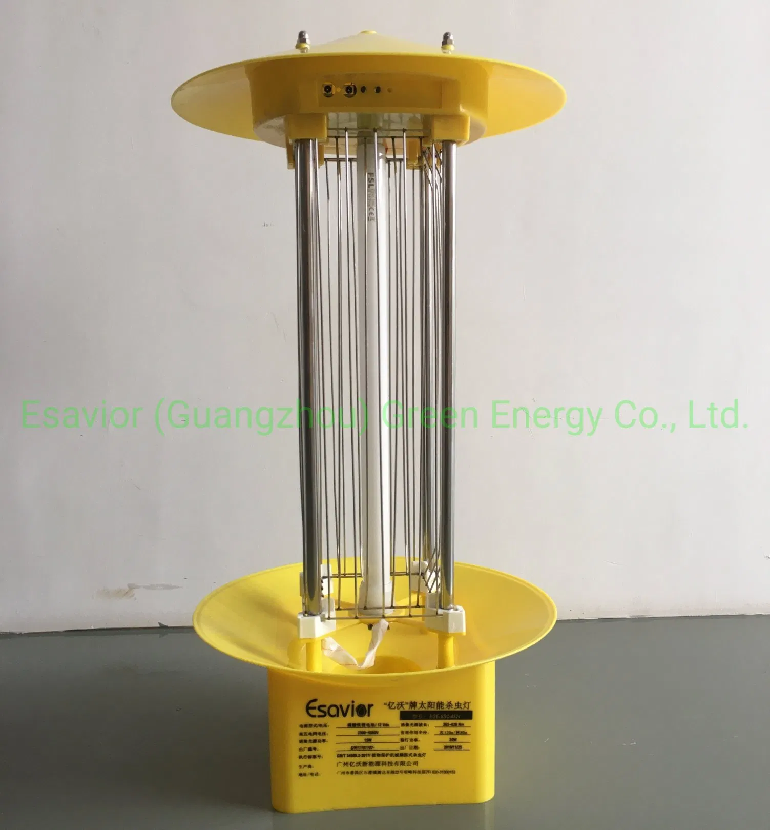 Esavior Solar Insect Mosquito Killer LED Solar Pest Killing Lamp for Farm/Garden Protection