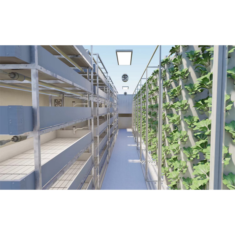 Agg Container Vertical Farms Hydroponic Container Gardening Vertical Planting Container Farm Hydroponics Agricultural Greenhouse for Growing Herbs, Flowers