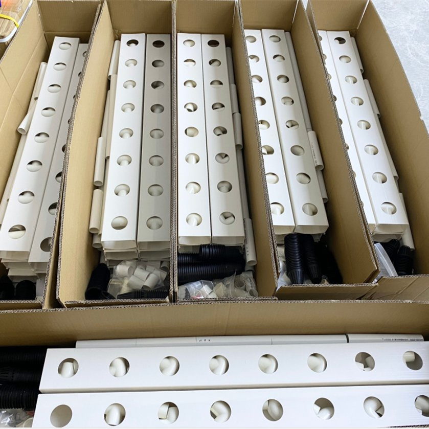 Indoor Vertical Hydroponic Nft Channel System for Leafy Vegetables