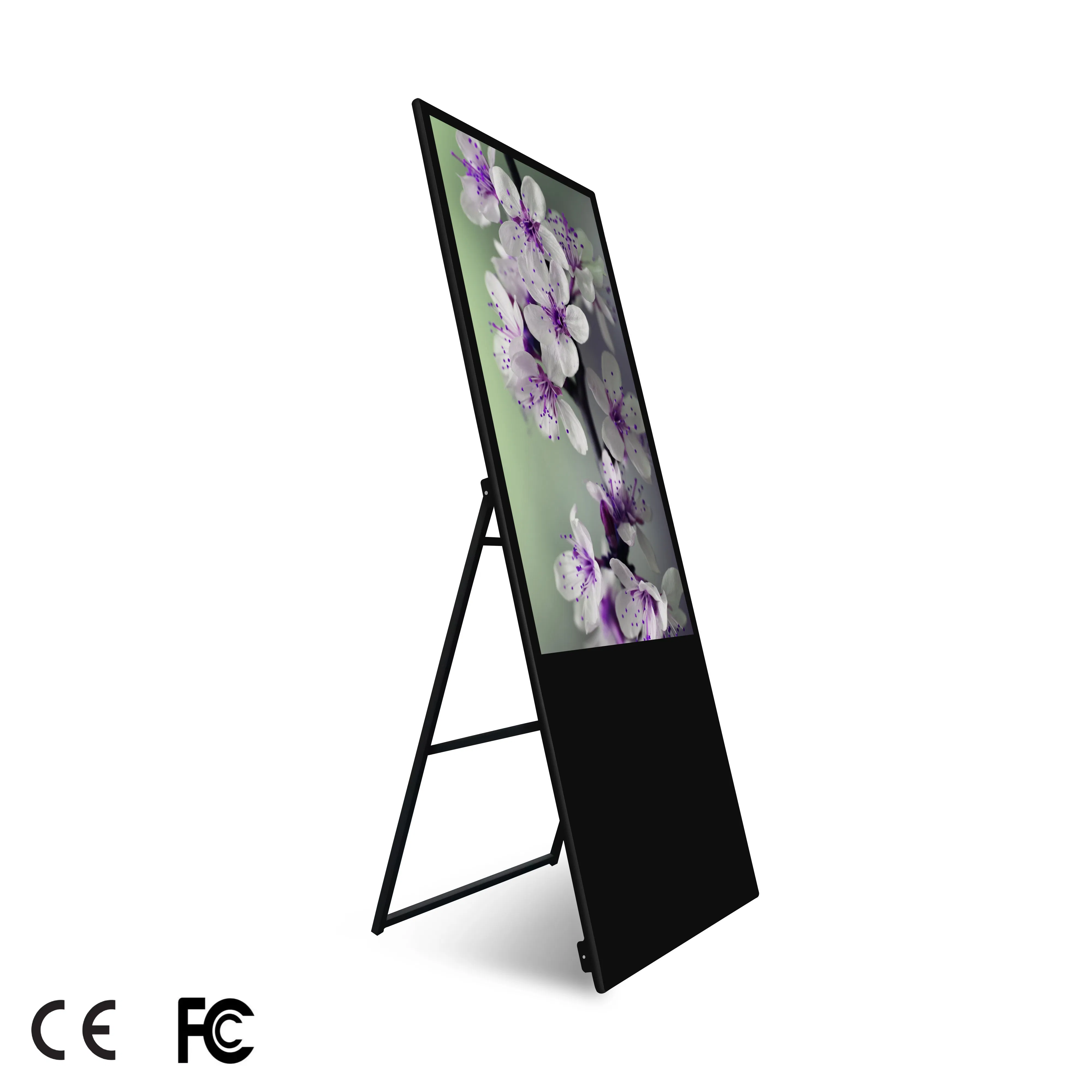 Floor Stand Me: Digital Signage with 4G Ethernet and WiFi Connectivity