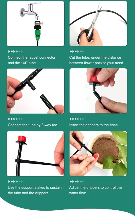 Reliable Greenhouse Watering System Drip Irrigation Kit