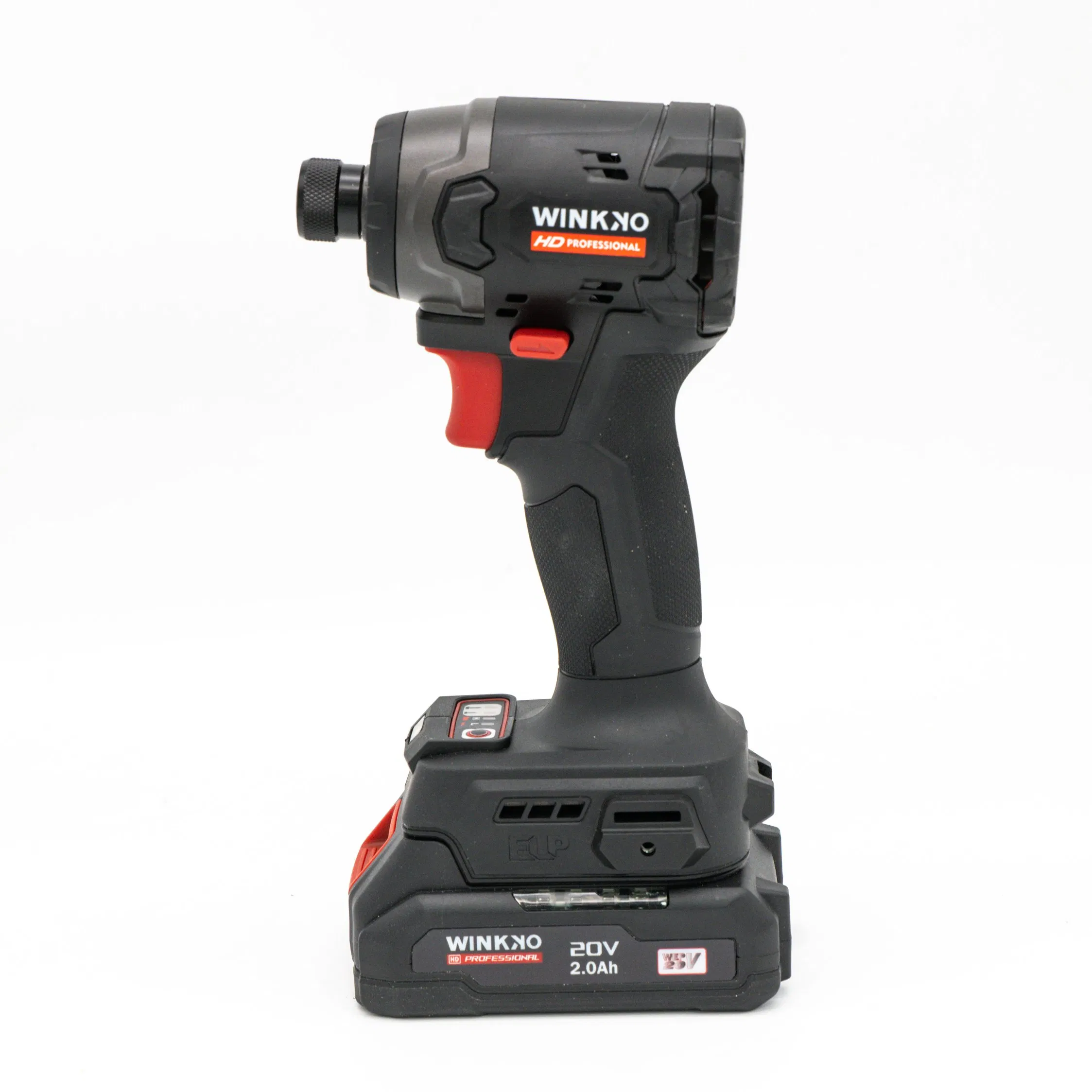 20V Cordless Brushless Motor Battery Motor Screwdriver Electricity Professional Winkko Injection Case Hand Tool Ergonomic &amp; Cordless Design