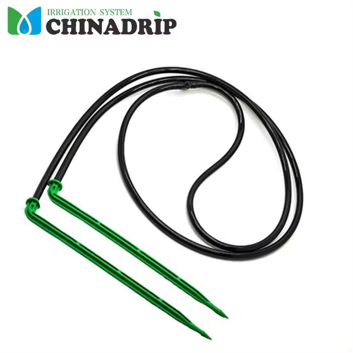 Self Watering Spikes System Automatic Plant Water Device Irrigation Drip Kits with Black Tube