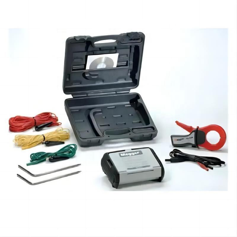 Megger Det4td2 Det4tdr2 Four Pole Soil Resistivity Testing Kit Digital Ground Resistance Tester