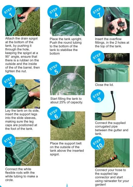 Garden Collapsible Rain Barrel 4