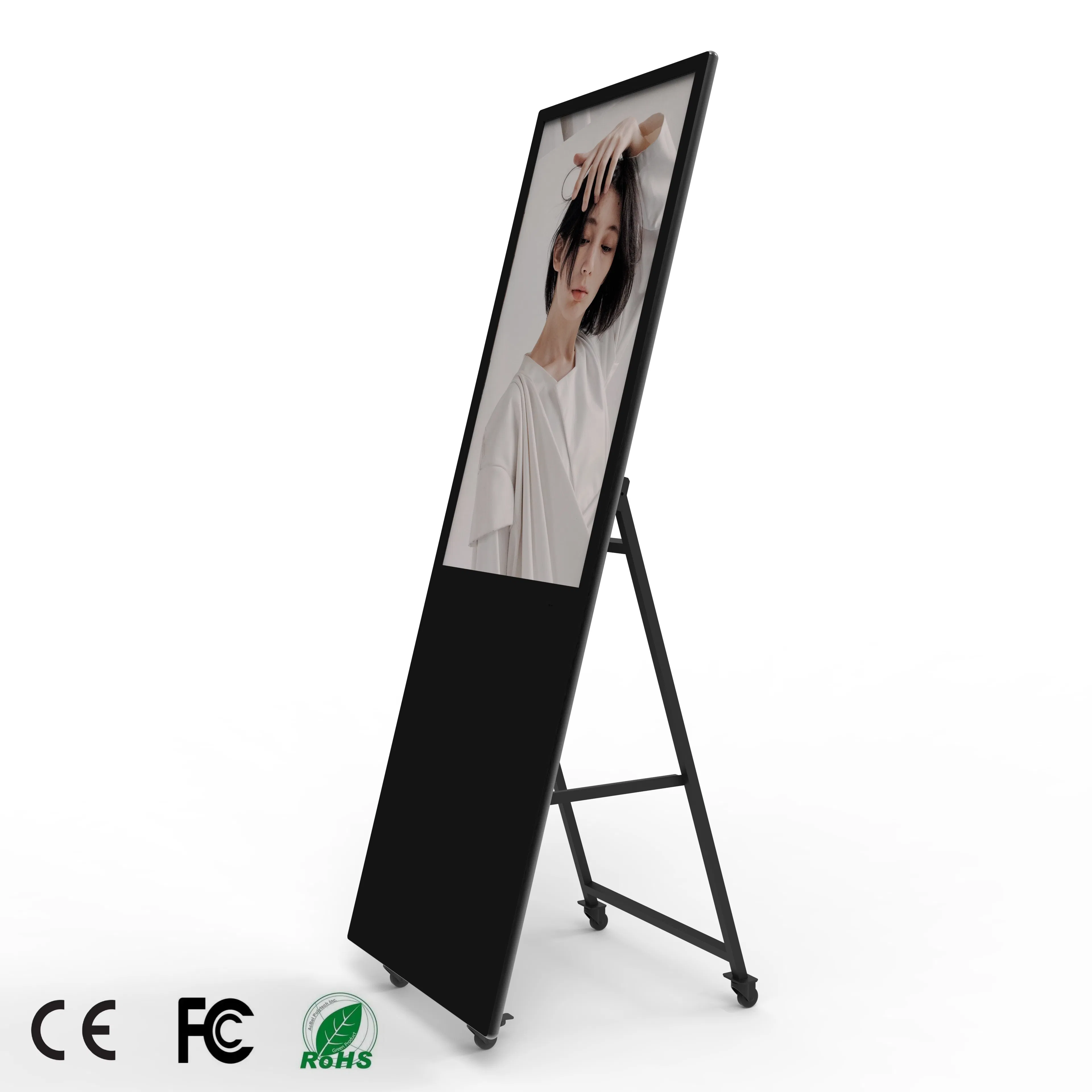 Floor Stand Me: Digital Signage with 4G Ethernet and WiFi Connectivity