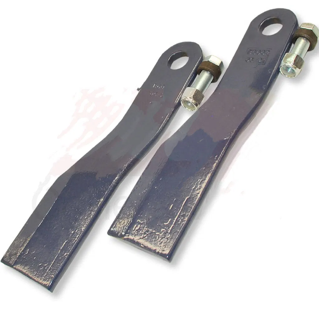 High-Carbon Steel Tractor Lawn Mower Slasher Blade Spare Parts Attachment Universal Fit for Flail Mower, Grass Cutter Weeding Machine, Agricultural Weeder