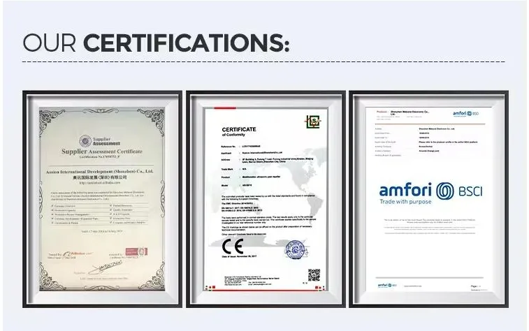 Certifications Overview