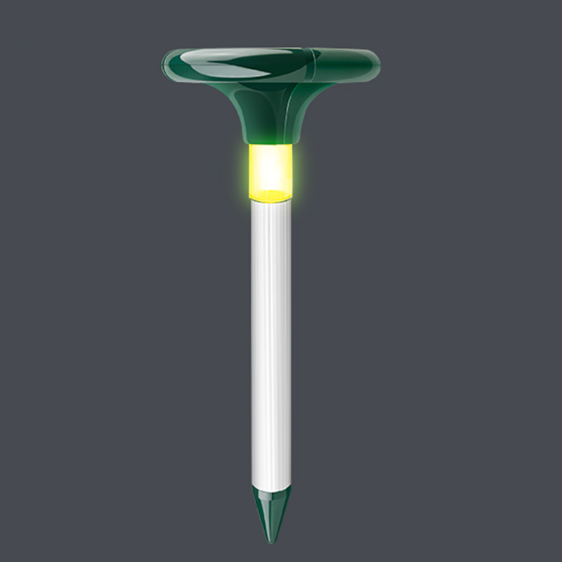 Solar-Powered Animal Repeller Pest Control with Bright LED Light for Garden Decoration