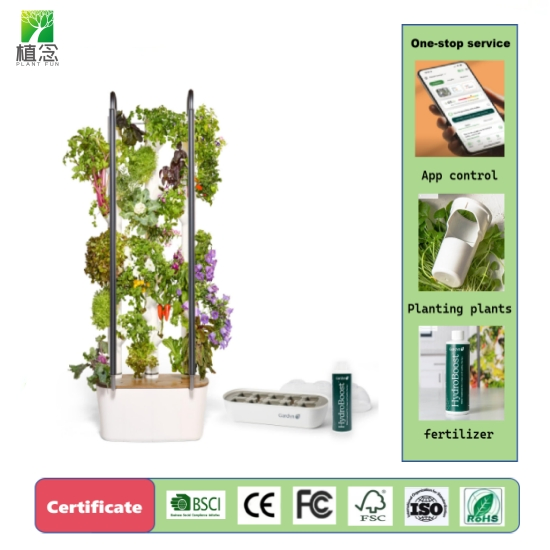 Smart Vertical Hydroponic Growing System for Indoor Gardens