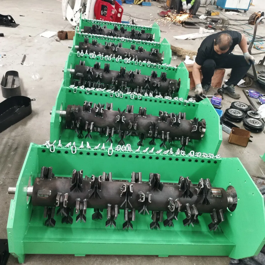 Hydraulic Flail Mower Close-up