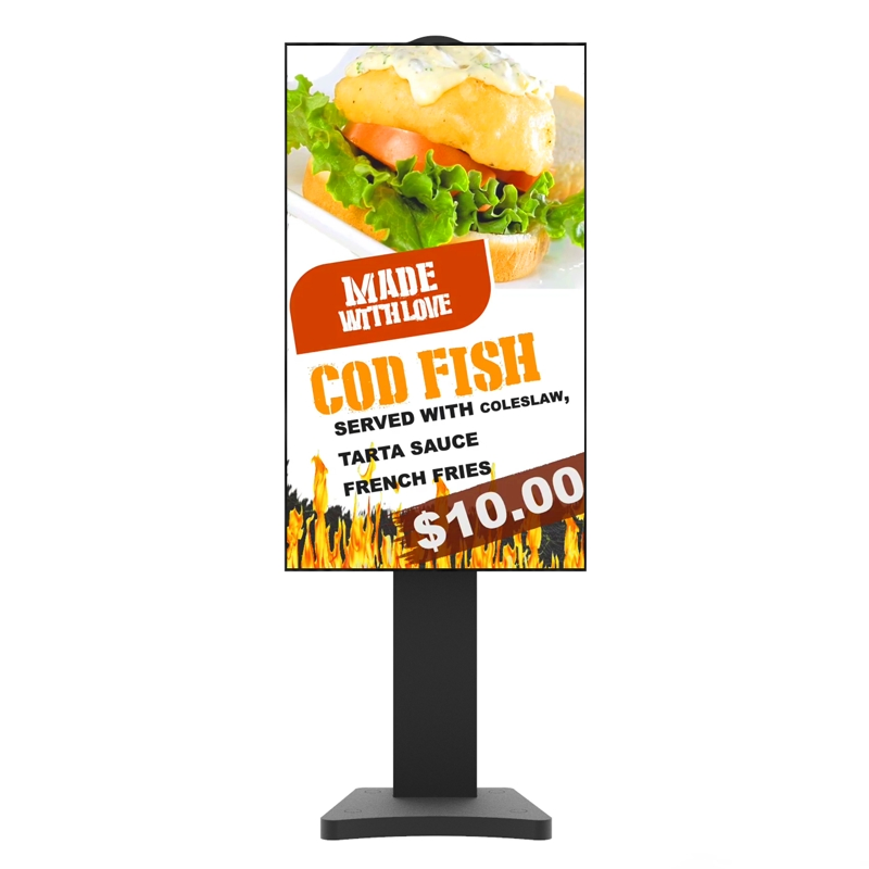 55'' Double-Sided Floor-Standing Digital Signage for Storefront and Retail Stores