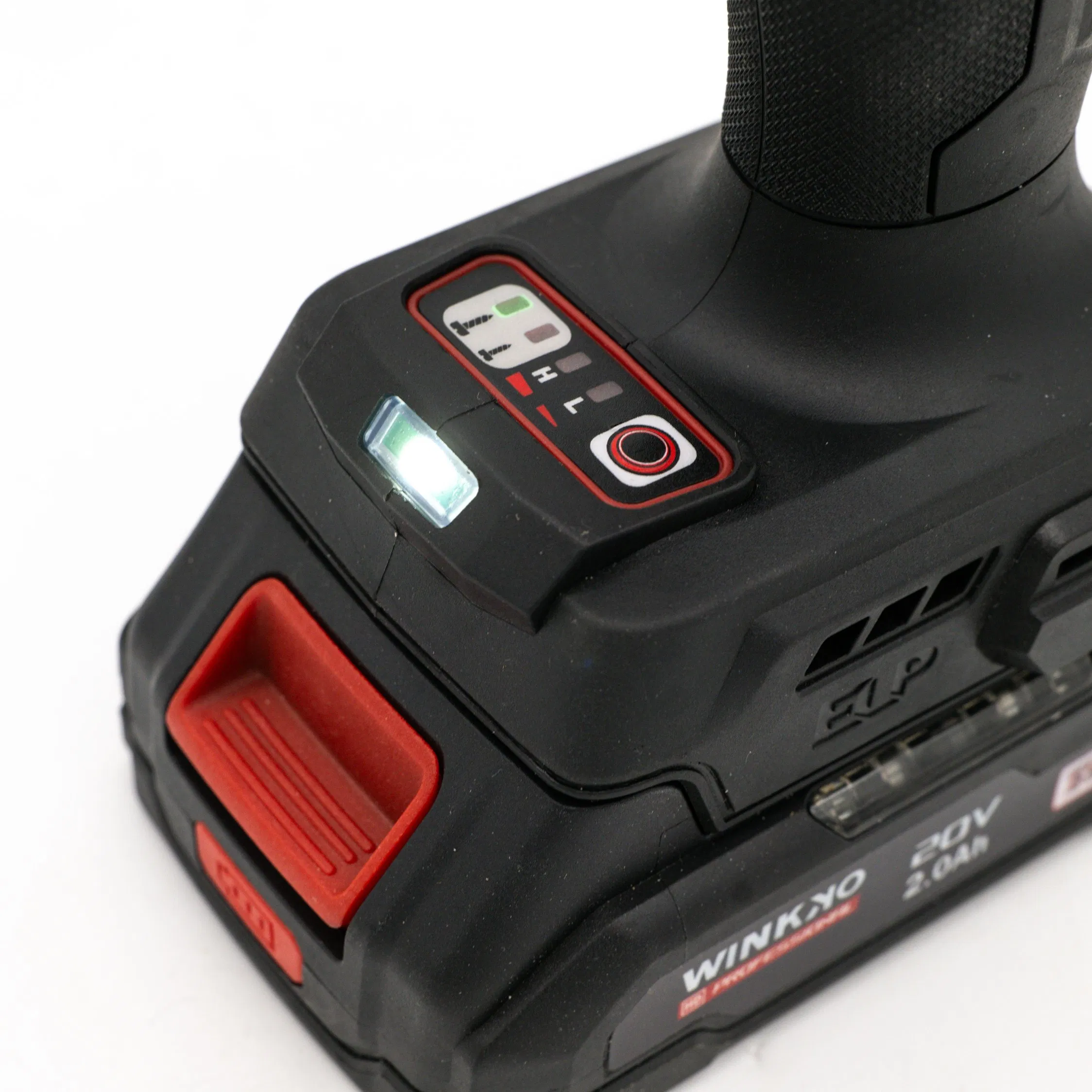 20V Cordless Brushless Motor Battery Motor Screwdriver Electricity Professional Winkko Injection Case Hand Tool Ergonomic &amp; Cordless Design