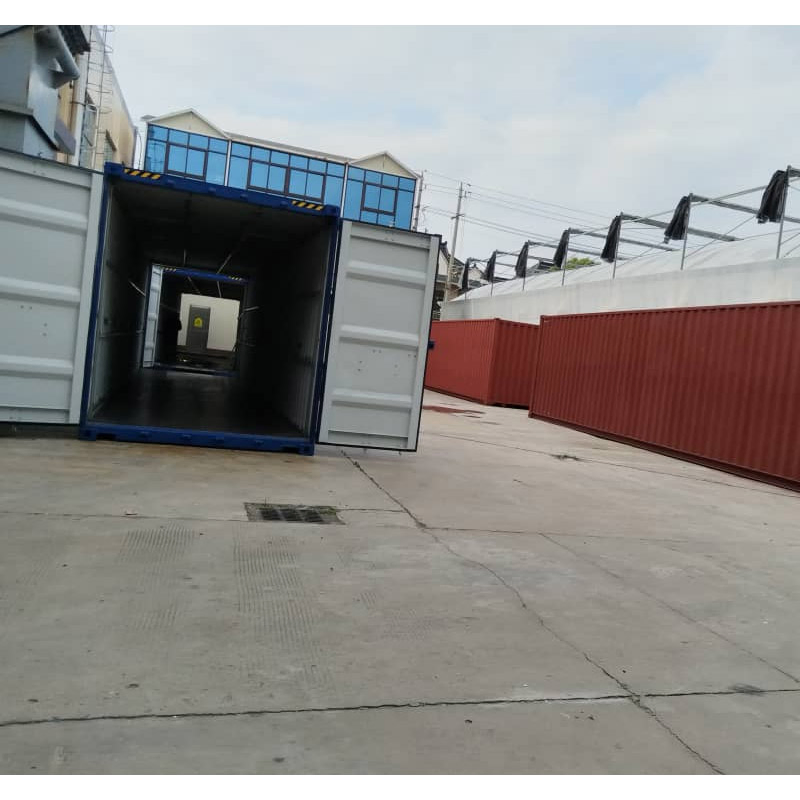 Agg 40FT Shipping Container Microgreens Container Herbs Vertical Hydroponic Farming Container Grow Box Central