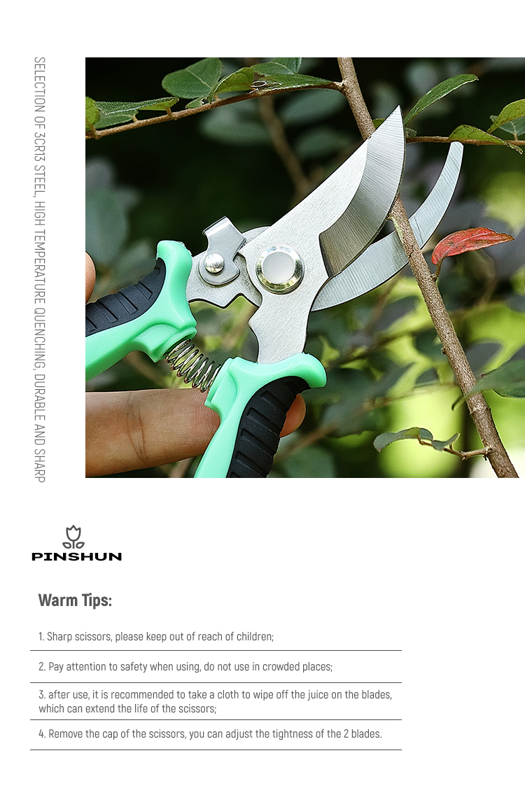 Garden Tools Fruit Tree Pruning Shears Farm Plant Branches Cutter Garden Trimming Scissors for Garden