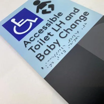 Braille Signage Detail 1