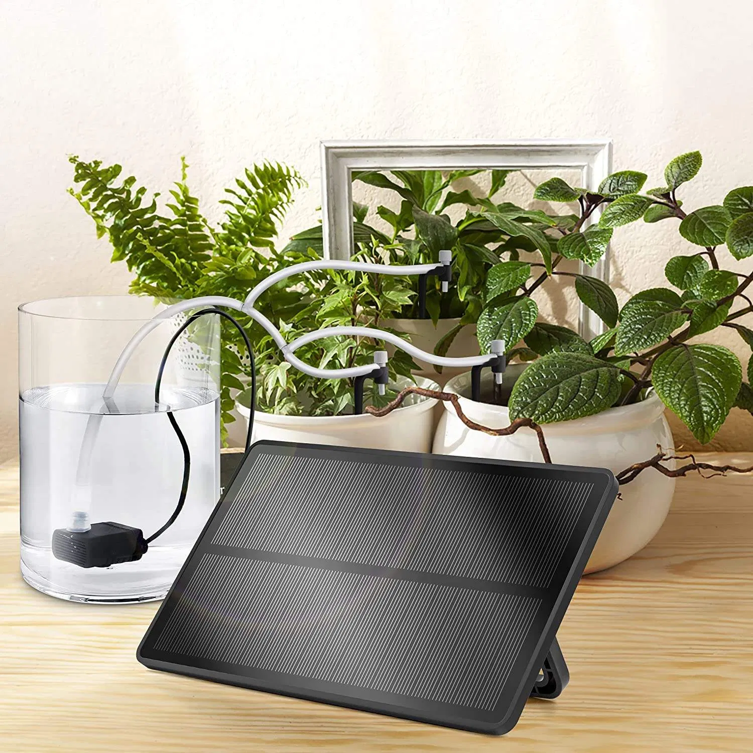 Solar Automatic Plant Watering Device Drip Irrigation Kit for Plants Home Garden Indoor