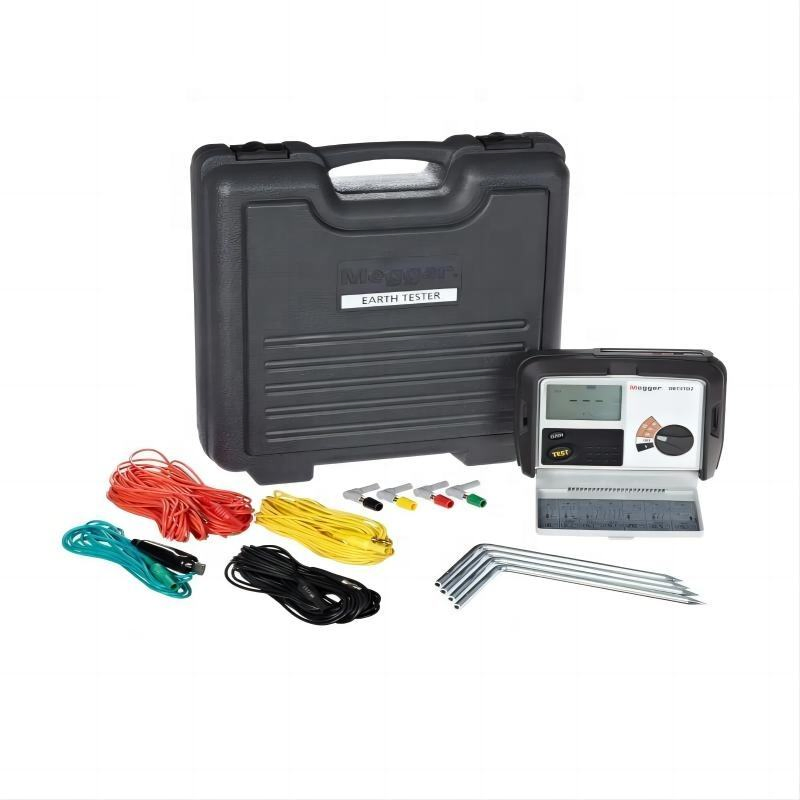Megger Det4td2 Det4tdr2 Four Pole Soil Resistivity Testing Kit Digital Ground Resistance Tester