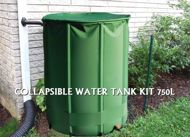 Garden Collapsible Rain Barrel Butt Water Tank Flexible Barrel
