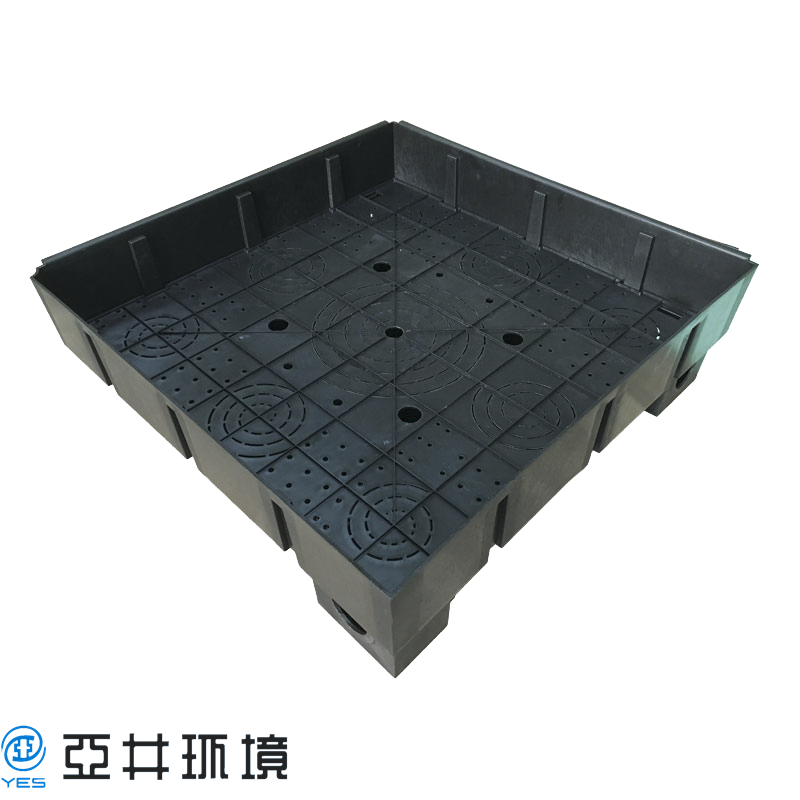 Plastic Planter Box with Rainwater Harvesting for Urban Farming Solutions