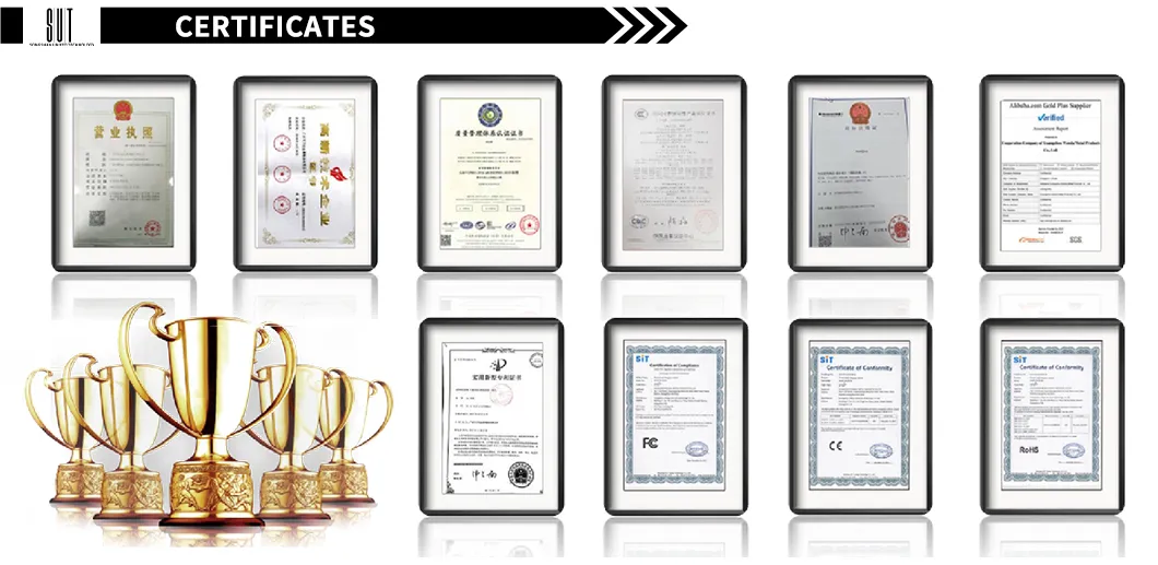 Certificates