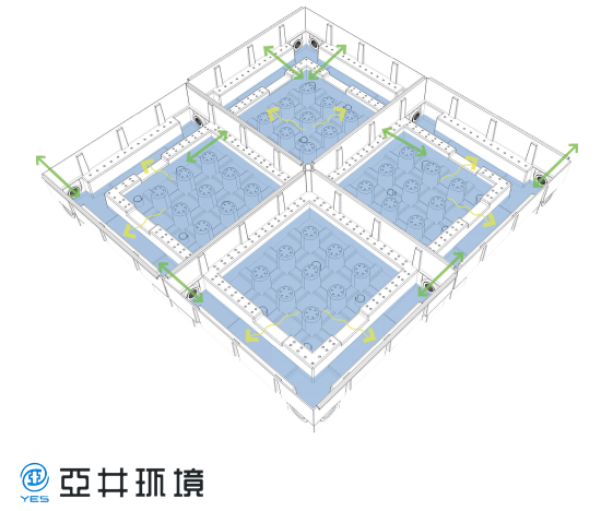 Rooftop Planting Box Featuring Integrated Rainwater Harvesting for Gardens