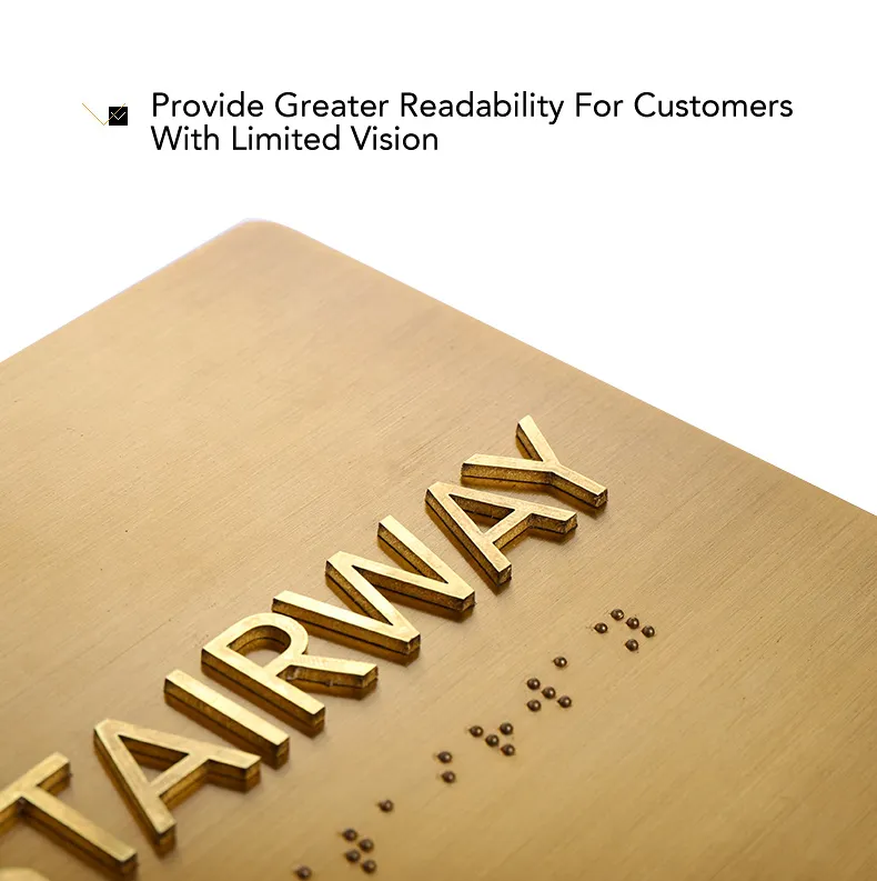 Braille Signage Detail 6