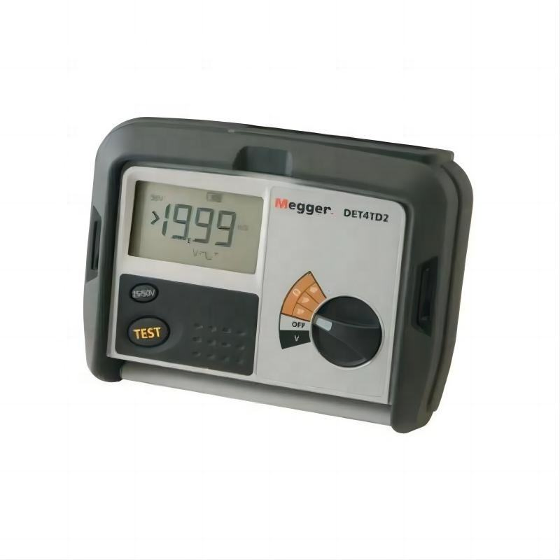Megger Det4td2 Det4tdr2 Four Pole Soil Resistivity Testing Kit Digital Ground Resistance Tester