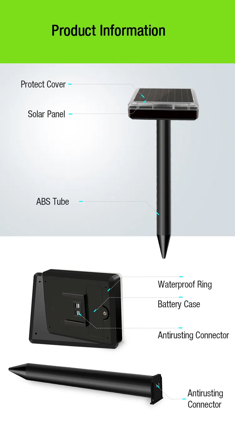 Solar Snake Repeller Detail 8