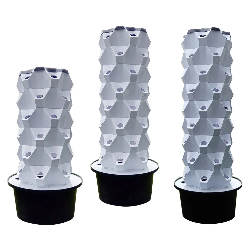 Commercial Aeroponics Towers Garden Vertical Hydroponics Gardening Tray Systems for Farming Home