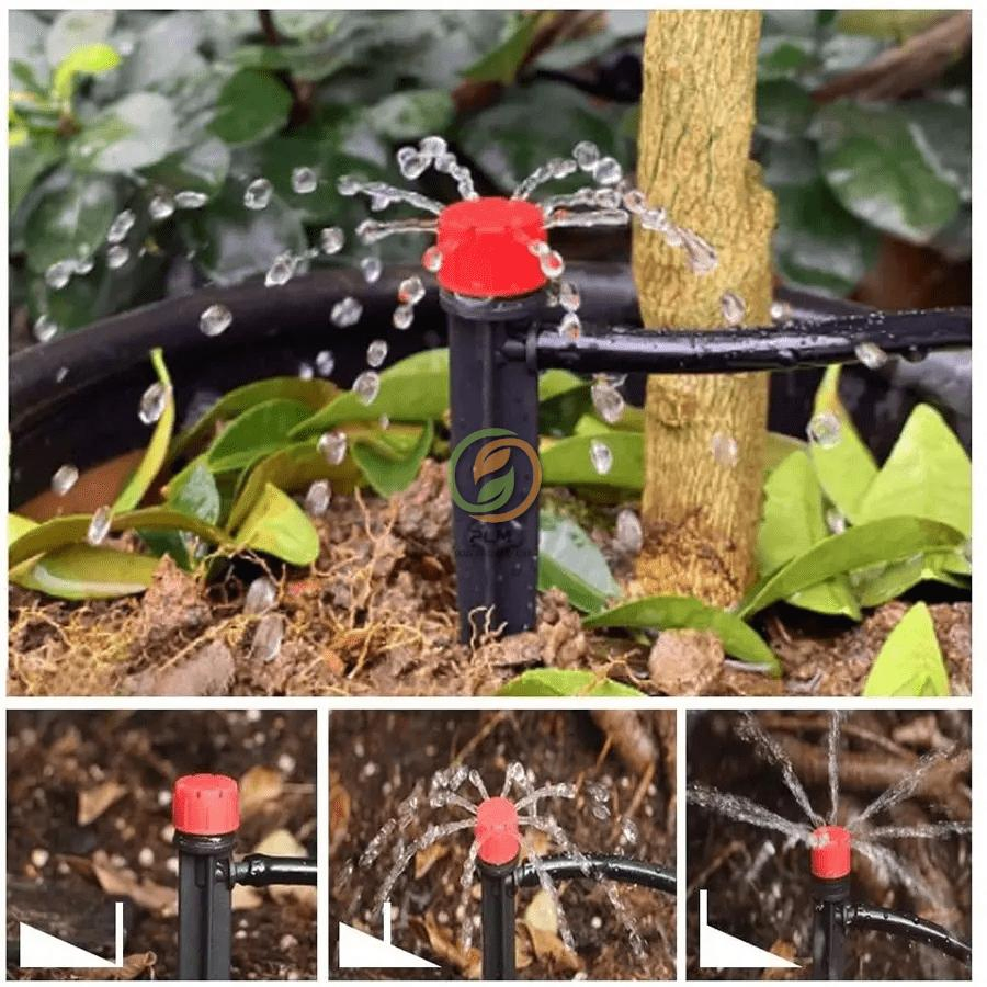 Watering Drip Irrigation Fittings 4L/8L Pressure Dripper Kit