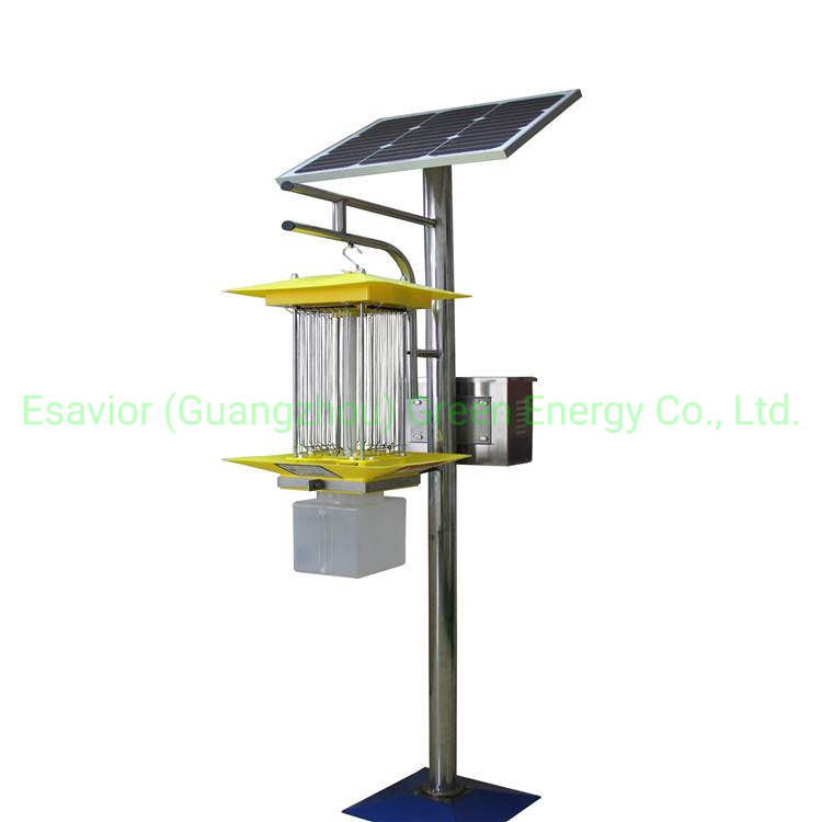 Esavior Solar Insect Mosquito Killer LED Solar Pest Killing Lamp for Farm/Garden Protection