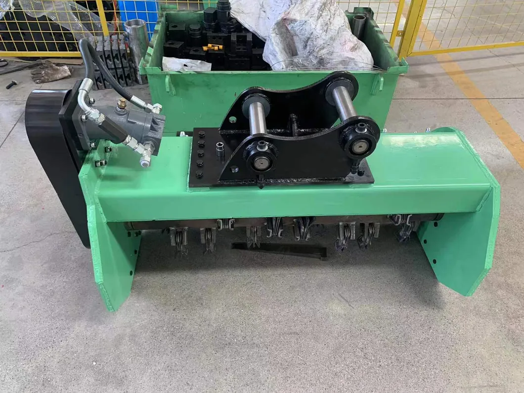 Excavator Hydraulic Weeding Machine Operation