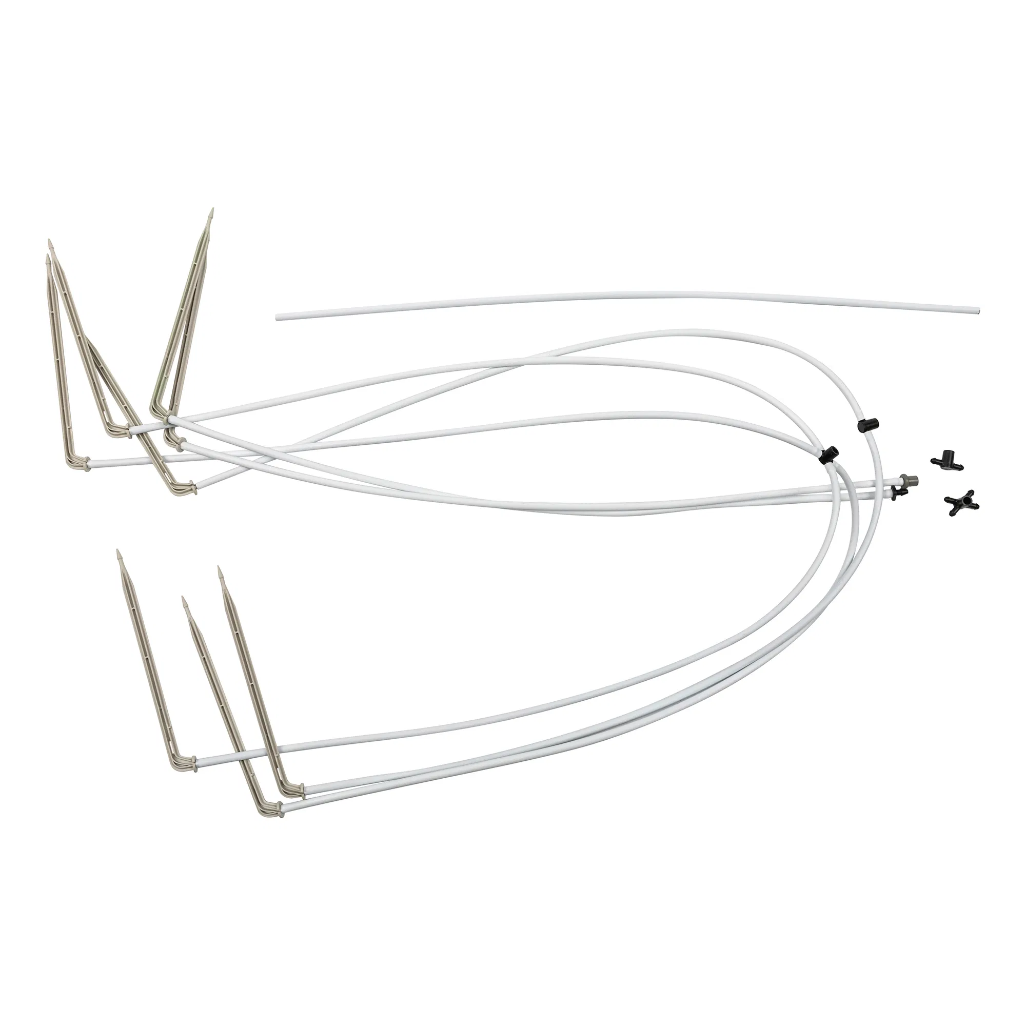 Self Watering Spikes System Automatic Plant Water Device Irrigation Drip Kits with White Tube