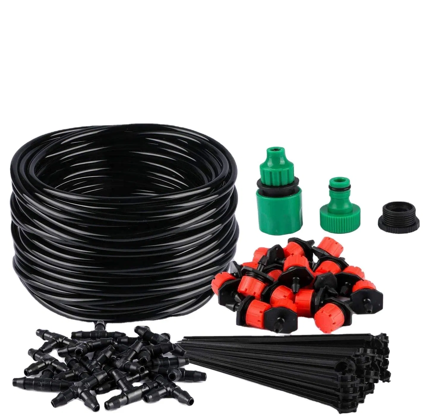 Greenhouse Garden Irrigation System Drip Irrigation Kit for Flower Bed Patio Lawn