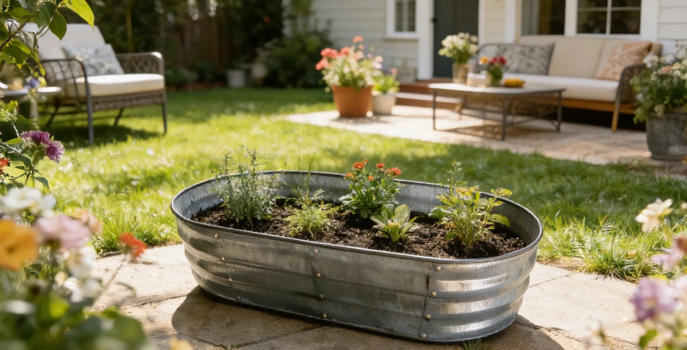 Custom Logo Metal Planting Pots: Bulk Wholesale Aluminum Containers