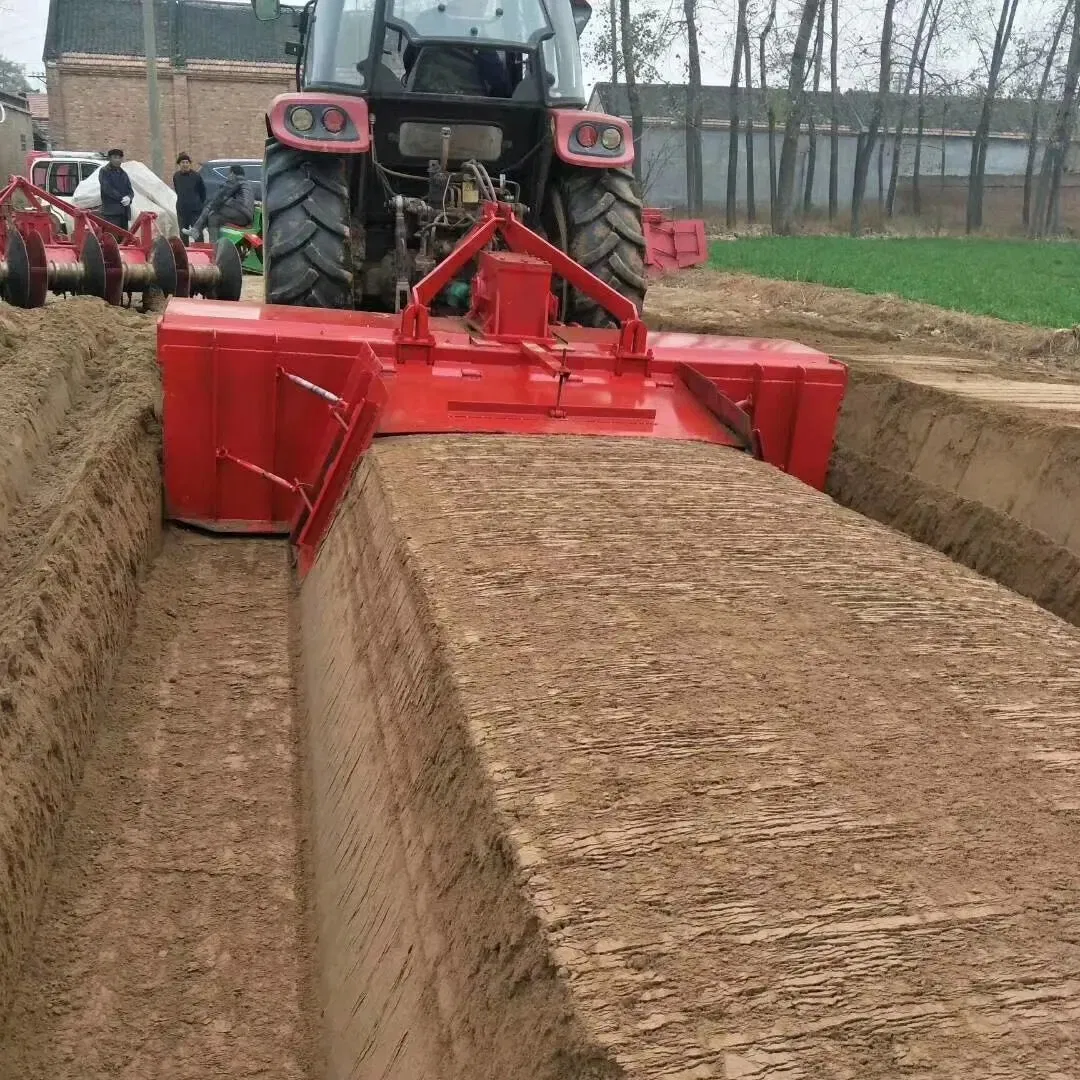 Agricultural Tractor Ridger Plough Ridger with Film Mulching Fertilizer Applicator with Ridger