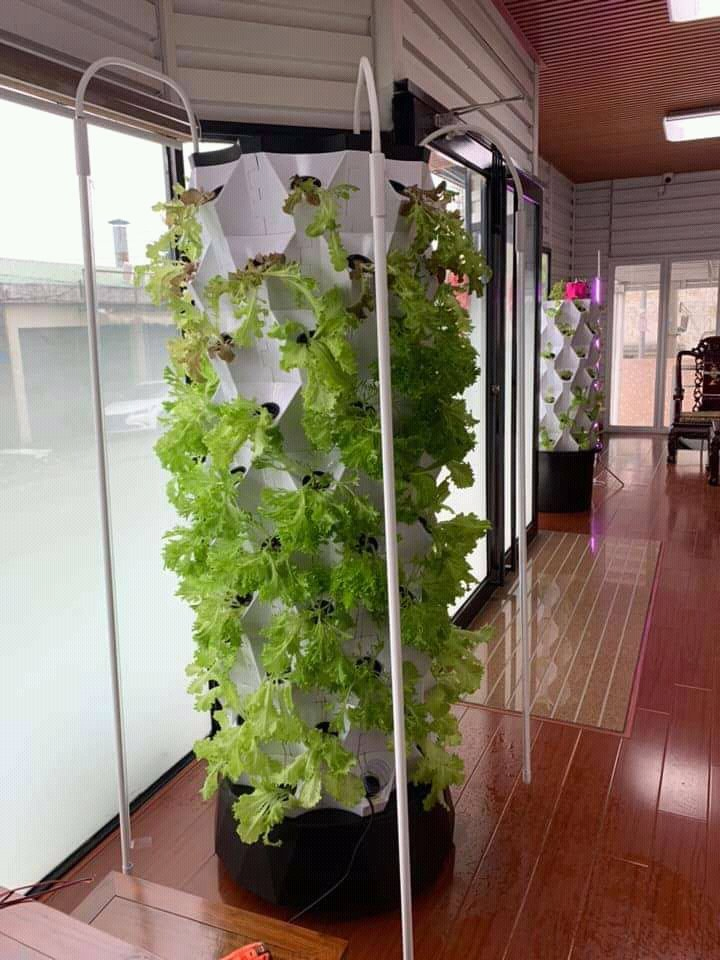Agg Hot Sale in North American 13 Layer 52 Pots Greenhouse Vertical Tower Garden Hydroponic Grow Systems with Pump for Herbs