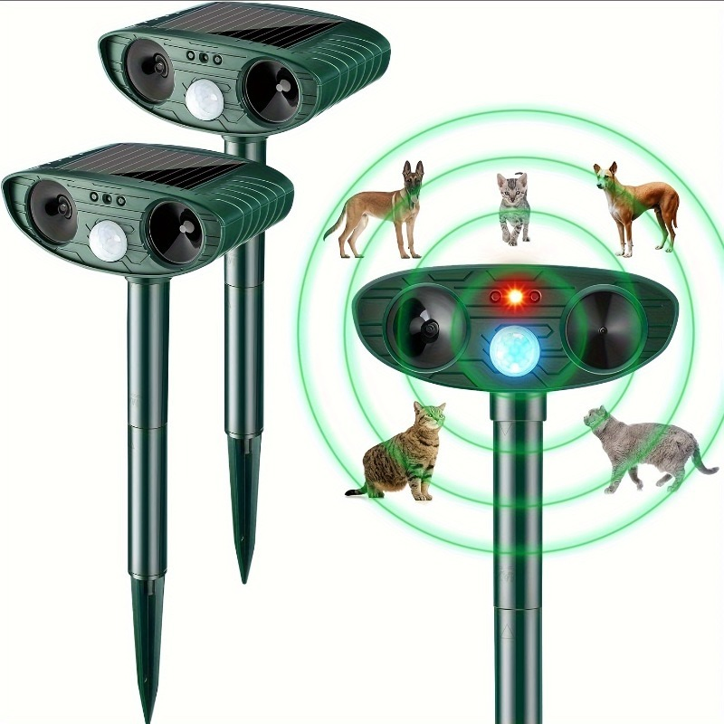 Customized Multi-Function Solar Ultrasonic Animal Expel Reusable Mouse Trap Garden Pest Control