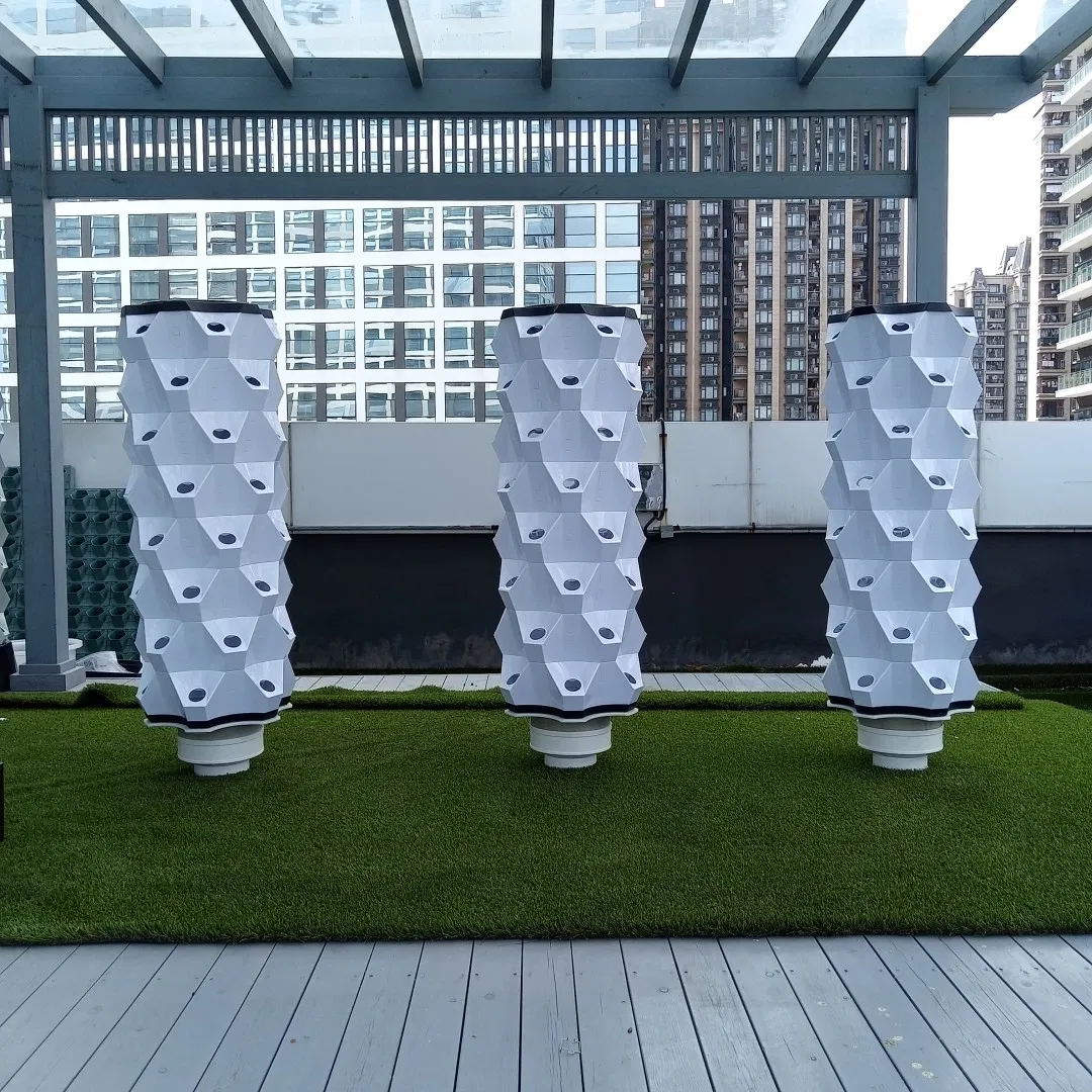 Nft Hydroponic Tower Gardening Vertical Tower Garden Aquaponics Tower System Garden